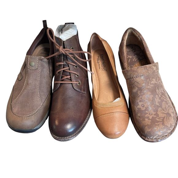 4 Pair Women's Size EU38/38.5 (US7-7.5) 3/New Josef Seibel, B.O.C, Earth Origins - Picture 1 of 12